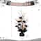 Glitzhome® 21" Lighted Halloween Candy Corn Berries Table Tree